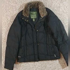 Eddie Bauer quilted down jacket